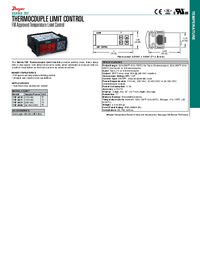 Thumbnail of document Data Sheet - TSF Thermocouple Limit Control